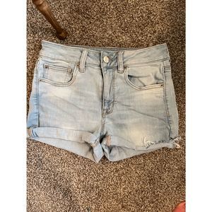 American Eagle Outfitters Light Blue Jean Shorts